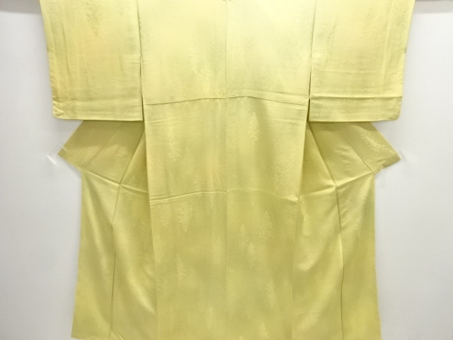 樹木模様暈し小紋着物